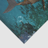 Geweldige steampunkhaai tissuepapier (Detail)