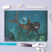 Geweldige steampunkhaai tissuepapier (Craft)