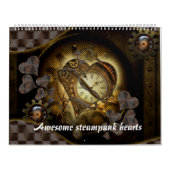 Geweldige steampunkhart kalender (Hoes)