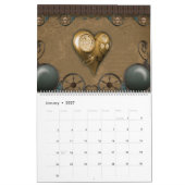 Geweldige steampunkhart kalender (Jan 2027)
