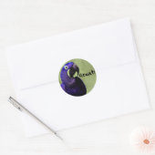 GEWELDIGE sticker met Blue Parrot (Envelop)