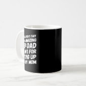 Geweldige stiefvader, bedankt dat je het met mijn koffiemok (Voorkant links)