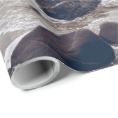 Geweldige strand Uitzicht Cadeaupapier (Rol Hoek)