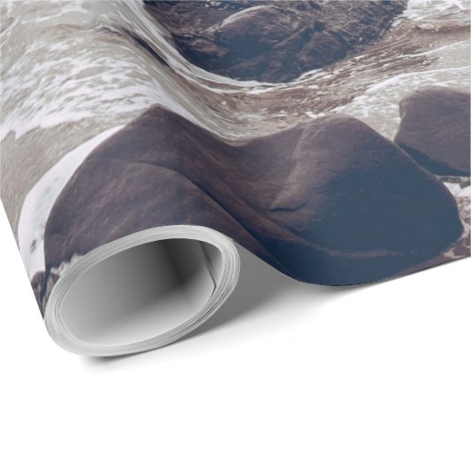 Geweldige strand Uitzicht Cadeaupapier (Rol Hoek)