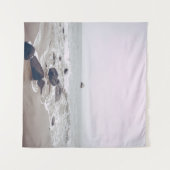 Geweldige strand Uitzicht Wandkleed (Voorkant (horizontaal))