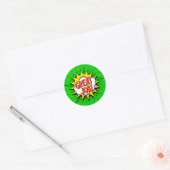 Geweldige stripboek Pop Art sticker (Envelop)