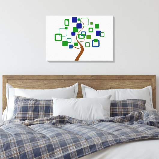 Geweldige structuur canvas afdruk (Insitu (Slaapkamer))