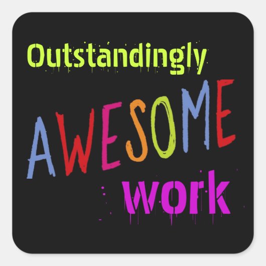 Geweldige Student Stickers (Voorkant)