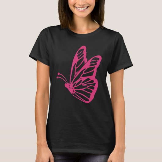 Geweldige stutvlinder Gothic F T-shirt (Voorkant)