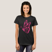 Geweldige stutvlinder Gothic F T-shirt (Voorkant volledig)