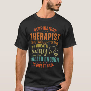 Geweldige Super Hero Respiratory Therapist Schatti T-shirt