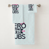 Geweldige superheld Gezegde Typografie Bad Handdoek (Insitu)