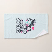 Geweldige superheld Gezegde Typografie Bad Handdoek (Handdoek)