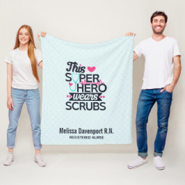 Geweldige superheld Gezegde Typografie Fleece Deken