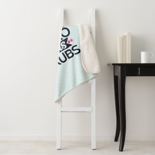 Geweldige superheld Gezegde Typografie Sherpa Deken (In situ)