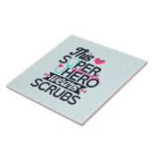 Geweldige superheld Gezegde Typografie Tegeltje (Zijkant)