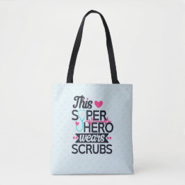 Geweldige superheld Gezegde Typografie Tote Bag