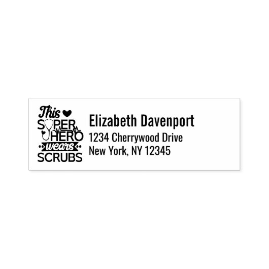 Geweldige superheld Gezegde Typografie Zelfinktende Stempel (Design)