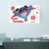 Geweldige superheld Tremendous Birthday Gift Spandoek (Beurs)