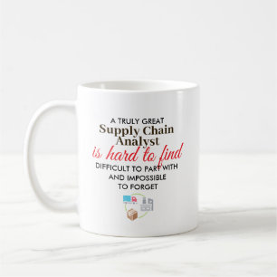 Geweldige Supply Chain Analist Gepersonaliseerd Na Koffiemok