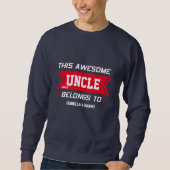 Geweldige Sweatshirt voor oom (Voorkant)