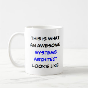 geweldige systeemarchitect koffiemok
