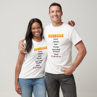Geweldige T-shirt