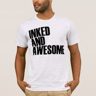 Geweldige t-shirt, geïnkt t-shirt