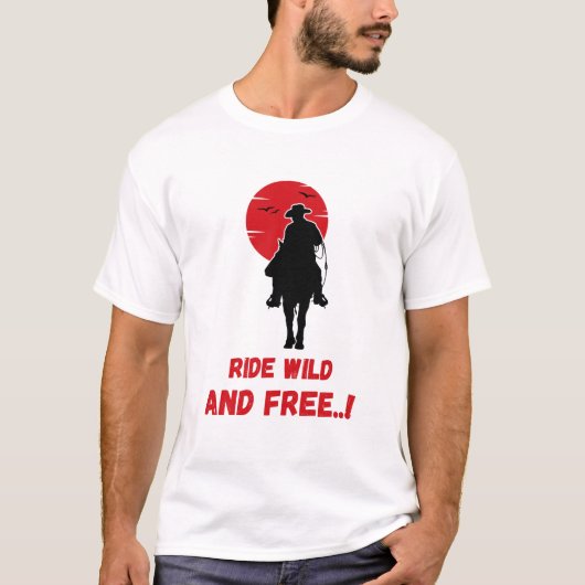 Geweldige t-shirt voor paardrijden (Voorkant)