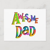 Geweldige T-shirts voor papa en cadeautjes Briefkaart (Voorkant)