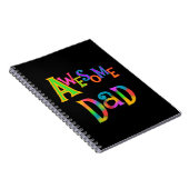 Geweldige T-shirts voor papa en cadeautjes Notitieboek (Rechterzijde)