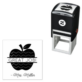 Geweldige taakomleraar Apple Zelfinktende Stempel