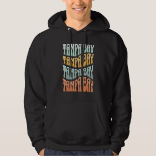 Geweldige Tampa Bay Florida Groovy Retro 60s 70s S Hoodie