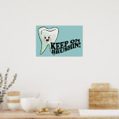 Geweldige tandheelkundige hygiëne poster (Keuken)