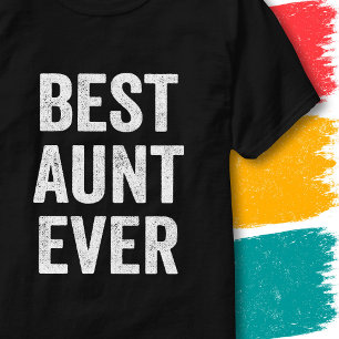 Geweldige tante retro vintage grafisch beste tante t-shirt