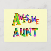 Geweldige tante T-shirts en geschenken Briefkaart (Voorkant)