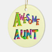 Geweldige tante T-shirts en geschenken Keramisch Ornament (Links)