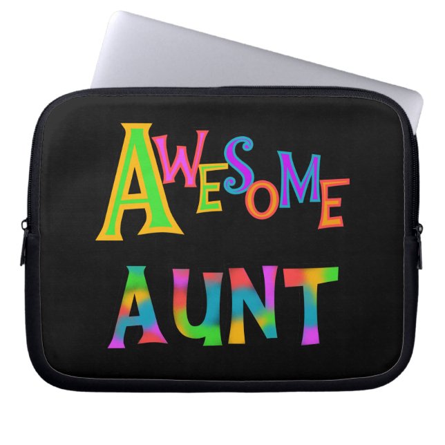 Geweldige tante T-shirts en geschenken Laptop Sleeve (Voorkant)