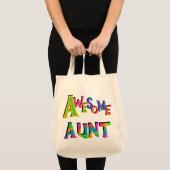 Geweldige tante T-shirts en geschenken Tote Bag (Voorkant (product))