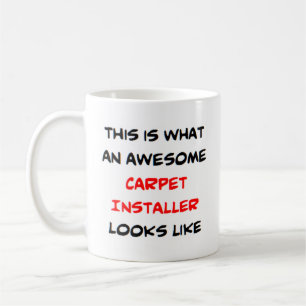 geweldige tapijtinstallateur koffiemok