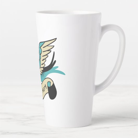 Geweldige Tattoo mama Latte Mok (Rechts)