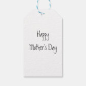 Geweldige Tattoo van mama en Harlequin-Moederdag Cadeaulabel (Achterkant)