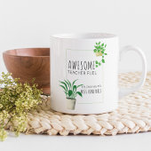 Geweldige Teacher Fuel House Plant Gepersonaliseer Koffiemok