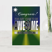 geweldige teamwerk kaart (Voorkant)