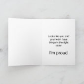 geweldige teamwerk kaart (Binnen)