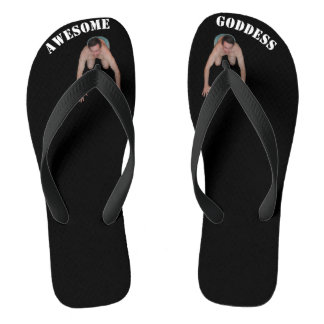 Geweldige Teenslippers van godin (man tussen tenen