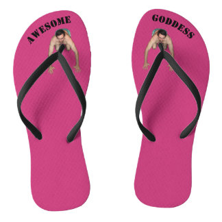 Geweldige Teenslippers van godin (NARROW STRAPS)
