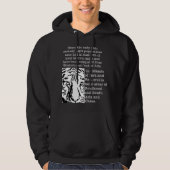 Geweldige tekst gebaseerd op tijger modern design  hoodie (Voorkant)