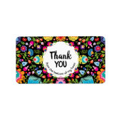 Geweldige tekst Poolse folklore Wycinanki Etiket (Voorkant)