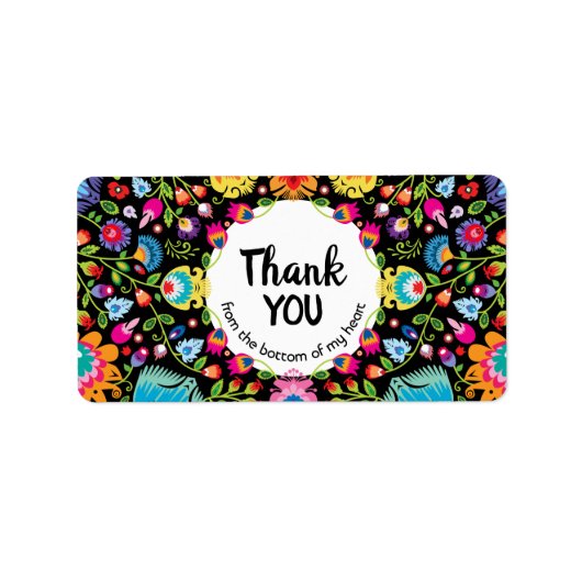 Geweldige tekst Poolse folklore Wycinanki Etiket (Voorkant)